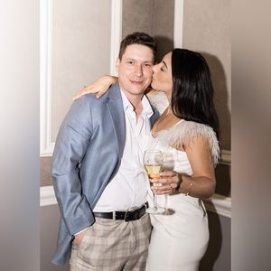 LIKELY Taliah Feather-Embellished Cut-Out Midi-Dress